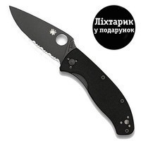 Фото Нож Spyderco Tenacious Black Blade C122GBBKPS