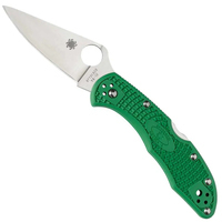 Складной нож Spyderco Delica 4 Flat Ground green C11FPGR