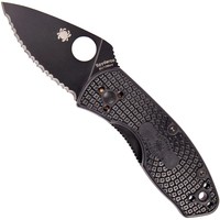 Складной нож Spyderco Ambitious FRN Black Blade C148SBBK