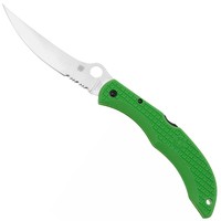 Фото Складной нож Spyderco Catcherman Sprint Run LC200N FRN salt green C17PSGR