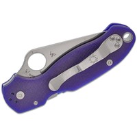 Фото Складной нож Spyderco Para 3 G-10 S110V dark blue C223GPDBL