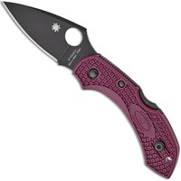 Фото Нож Spyderco Dragonfly 2 Lightweight Black Blade Micro-Melt PD1 FRN burgundy C28BGBKP2