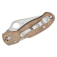 Нож Spyderco Para 3 Brown Canvas Micarta brown C223MPCW