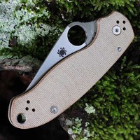 Нож Spyderco Para 3 Brown Canvas Micarta brown C223MPCW