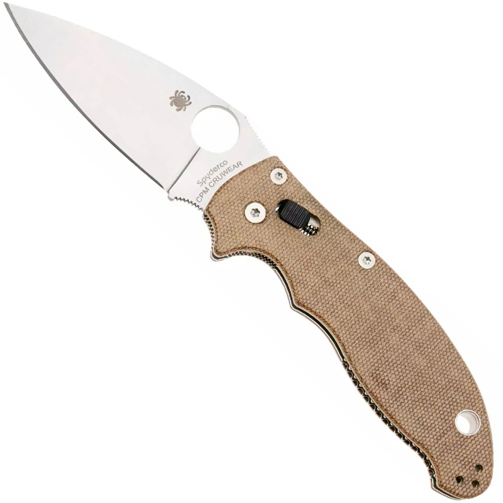 Нож Spyderco Manix 2 Brown Canvas brown C101MPCW2