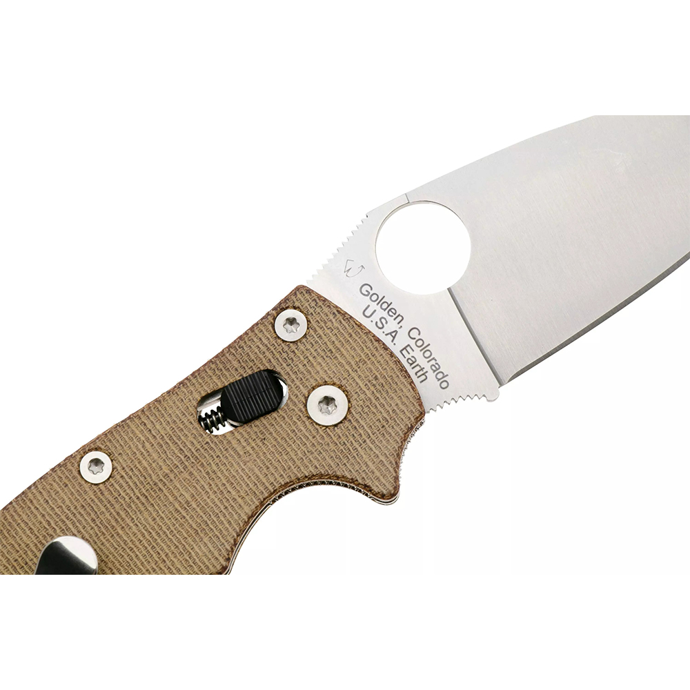 Нож Spyderco Manix 2 Brown Canvas brown C101MPCW2