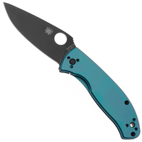 Фото Нож Spyderco Tenacious Titanium Black Blade blue C122TIBLBKP