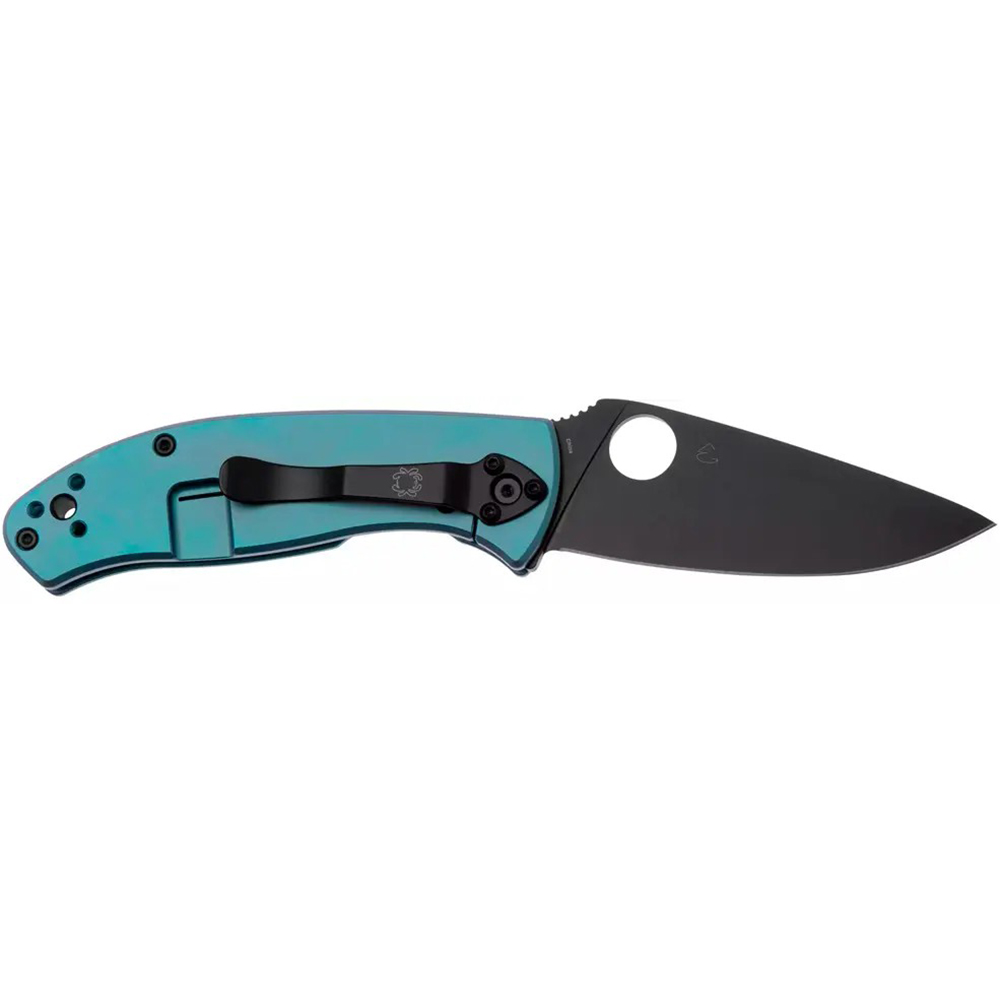Нож Spyderco Tenacious Titanium Black Blade blue C122TIBLBKP