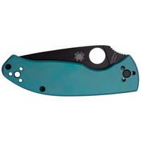 Фото Нож Spyderco Tenacious Titanium Black Blade blue C122TIBLBKP