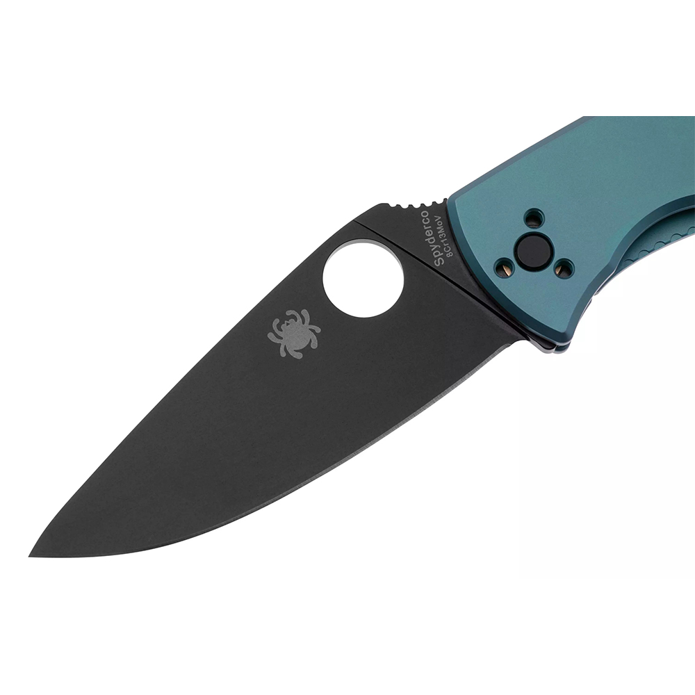 Нож Spyderco Tenacious Titanium Black Blade blue C122TIBLBKP