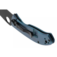 Нож Spyderco Tenacious Titanium Black Blade blue C122TIBLBKP